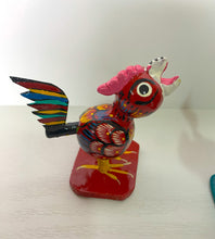 Load image into Gallery viewer, Colorful Rooster Alebrije With Bobble Tail/Hand-Made/Mexican Folk Art
