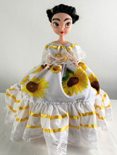 Load image into Gallery viewer, Mexican Frida Doll in Regional Clothes
