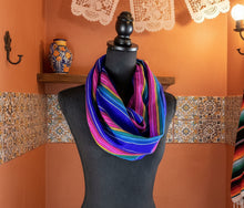 Load image into Gallery viewer, Cambaya Mexican Scarves/Colorful Infinity Scarves
