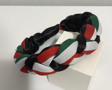 Load image into Gallery viewer, Tricolor Mexican Braided Head Band
