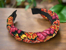 Load image into Gallery viewer, Hand-Made / Mexican Tehuana Fabric Braided Headband
