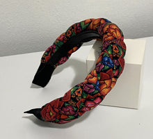 Load image into Gallery viewer, Hand-Made / Mexican Tehuana Fabric Braided Headband
