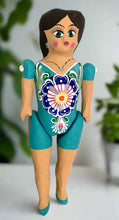 Load image into Gallery viewer, Mexican Cartoneria  Lupita Doll - Blue (Celest)
