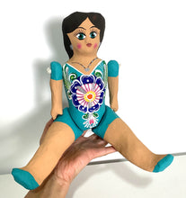 Load image into Gallery viewer, Mexican Cartoneria  Lupita Doll - Blue (Celest)
