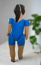 Load image into Gallery viewer, Mexican Cartoneria  Lupita Doll - Blue
