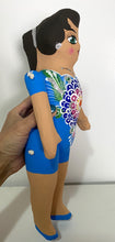 Load image into Gallery viewer, Mexican Cartoneria  Lupita Doll - Blue
