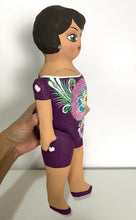 Load image into Gallery viewer, Mexican Cartoneria  Lupita Doll - Plum
