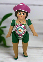 Load image into Gallery viewer, Mexican Cartoneria  Lupita Doll - Green
