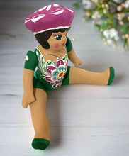 Load image into Gallery viewer, Mexican Cartoneria  Lupita Doll - Green
