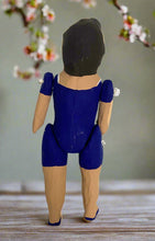 Load image into Gallery viewer, Mexican Cartoneria  Lupita Doll - Dark Blue
