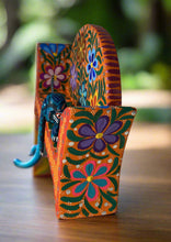Load image into Gallery viewer, Beautiful Hand-Made Authentic Mexican Alebrije - Cat on Sofa - Orange

