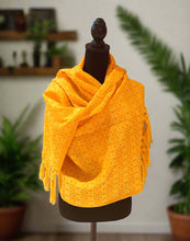 Load image into Gallery viewer, Mexican Rebozo/Shawl - Warm Yellow
