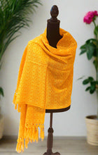 Load image into Gallery viewer, Mexican Rebozo/Shawl - Warm Yellow

