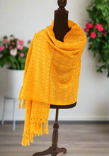 Load image into Gallery viewer, Mexican Rebozo/Shawl - Warm Yellow
