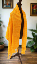 Load image into Gallery viewer, Mexican Rebozo/Shawl - Warm Yellow
