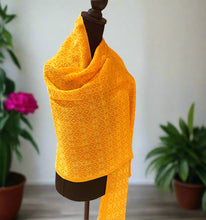 Load image into Gallery viewer, Mexican Rebozo/Shawl - Warm Yellow
