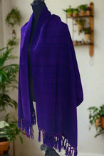 Load image into Gallery viewer, Mexican Rebozo/Shawl - Intense Purple
