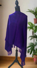 Load image into Gallery viewer, Mexican Rebozo/Shawl - Intense Purple
