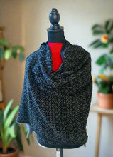 Load image into Gallery viewer, Mexican Rebozo/Shawl - Black/Gray
