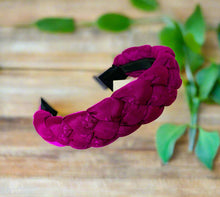 Load image into Gallery viewer, Hand-Made / Beautiful Braided Headband
