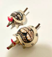 Load image into Gallery viewer, Hand-Made Bobble Head Armadillo Mexican Mini Alebrije
