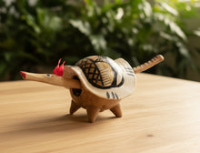 Load image into Gallery viewer, Hand-Made Bobble Head Armadillo Mexican Mini Alebrije
