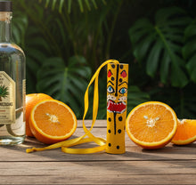 Load image into Gallery viewer, Hand-Painted / Jaguar Mexican Mezcal Reeds / Mezcalero de Carrizo
