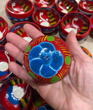 Load image into Gallery viewer, Handmade Jicara Small Mezcal Cup, Natural Calabash Gourd Bowl - Red
