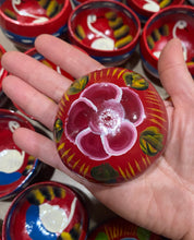 Load image into Gallery viewer, Handmade Jicara Small Mezcal Cup, Natural Calabash Gourd Bowl - Red
