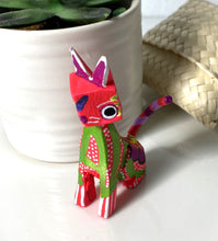 Load image into Gallery viewer, Beautiful Cat Mini Alebrije Figurine
