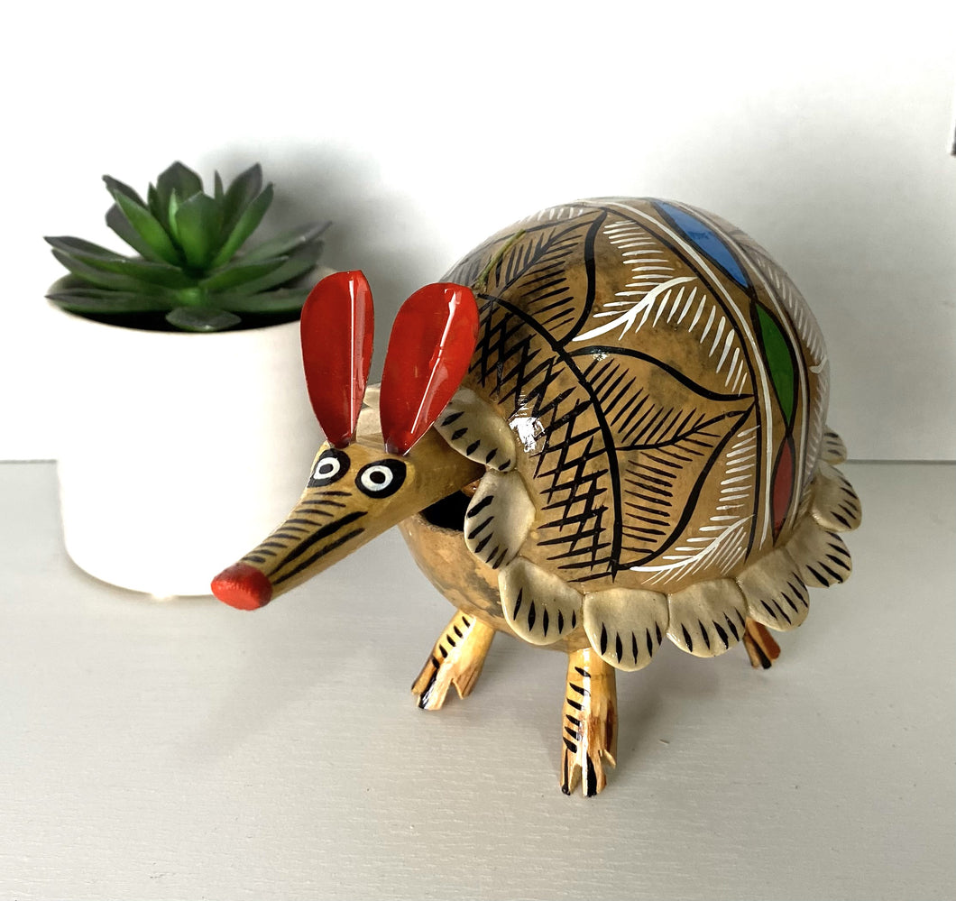 Beautiful Bobble Head Armadillo Alebrije