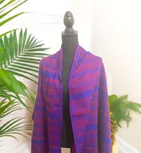 Load image into Gallery viewer, Mexican Rebozo/Shawl - Red and Blue
