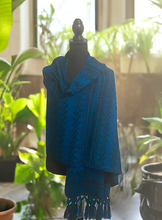 Load image into Gallery viewer, Mexican Rebozo/Shawl - Teal
