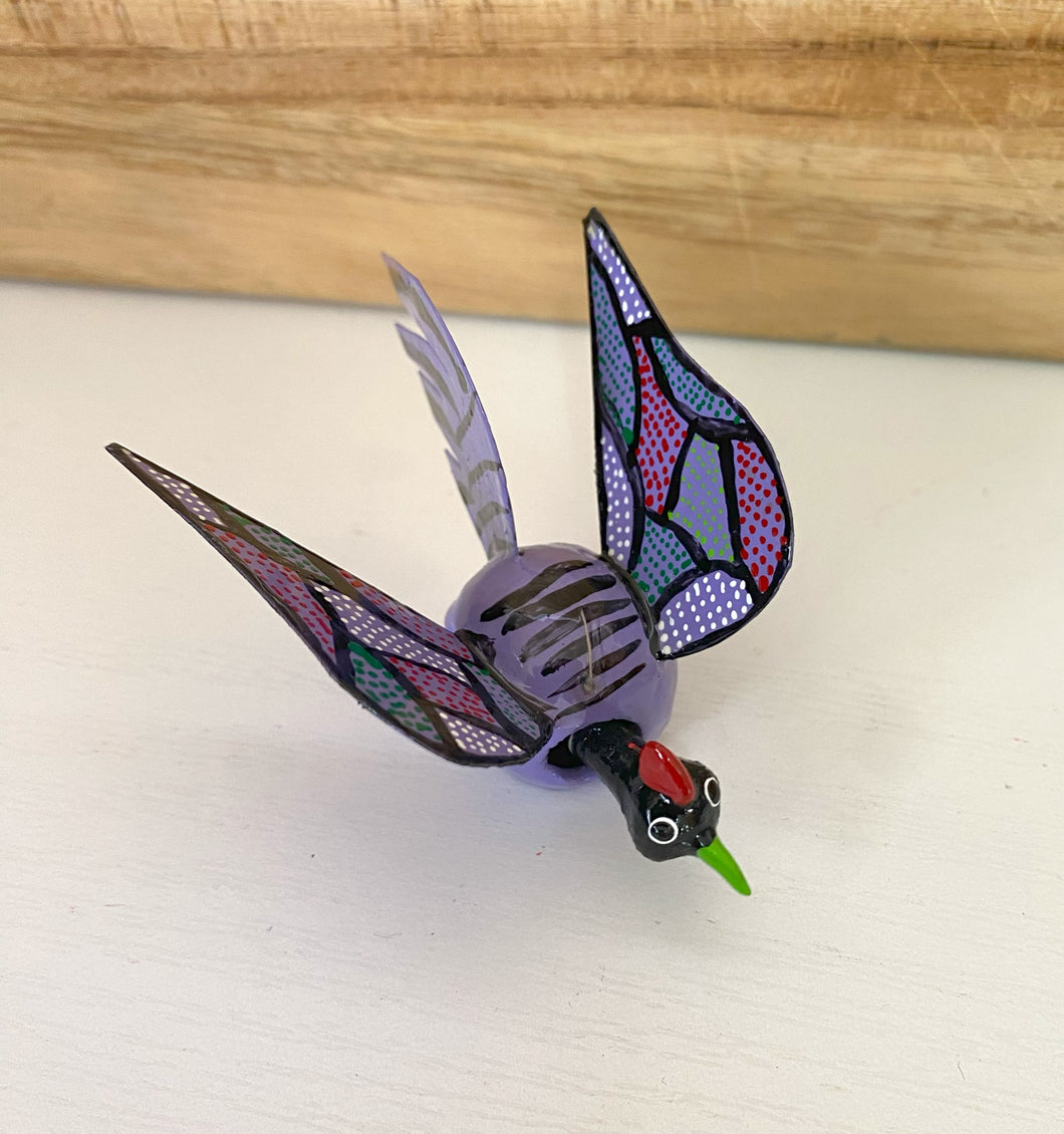 Beautiful Bird Mini Alebrije with Bobble Head