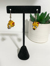 Load image into Gallery viewer, Small Hand-Made Tiger Alebrije Earrings
