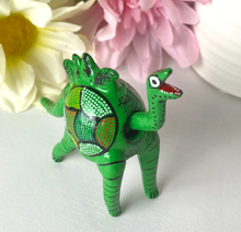 Load image into Gallery viewer, Beautiful Dinosour Alebrije with Bobble Head/Hand-Made/Mexican Folk Art
