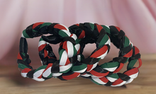 Load image into Gallery viewer, Tricolor Mexican Braided Head Band
