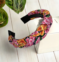 Load image into Gallery viewer, Hand-Made / Mexican Tehuana Fabric Braided Headband
