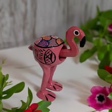 Load image into Gallery viewer, Very Cute Flamingo Alebrije with Bobble Head
