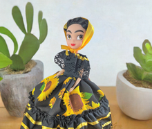 Load image into Gallery viewer, Mexican Frida Doll in Regional Clothes
