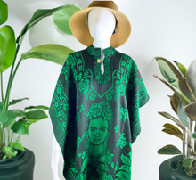 Load image into Gallery viewer, Frida Kahlo Mexican Poncho
