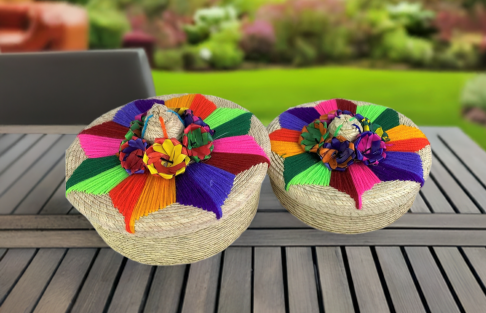 Handwoven Tortilleros (Set of 2)/Tortilla Baskets