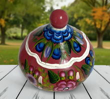 Load image into Gallery viewer, Beautiful Painted Gourd in Mauve Color
