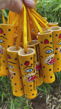 Load and play video in Gallery viewer, Hand-Painted / Jaguar Mexican Mezcal Reeds / Mezcalero de Carrizo

