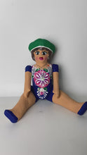 Load and play video in Gallery viewer, Mexican Cartoneria  Lupita Doll - Blue
