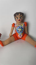 Load and play video in Gallery viewer, Mexican Cartoneria  Lupita Doll - Orange
