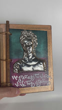 Load and play video in Gallery viewer, Handmade Artisan Blank Notebook Frida kahlo Embossed Design
