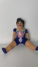Load and play video in Gallery viewer, Mexican Cartoneria  Lupita Doll_Blue
