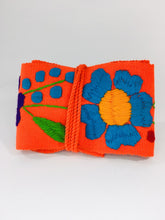 Load image into Gallery viewer, Hand-Embroidered Mexican Belt with Flowers
