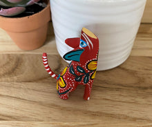 Load image into Gallery viewer, Hand-Made Mexican Alebrije  &quot;Wolf&quot; Figurine
